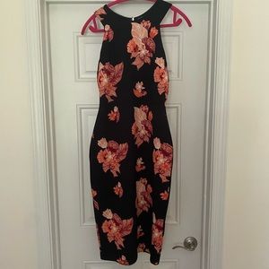 Floral midi dress- perfect for work or wedding